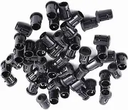 50Pcs LED Lamp Socket Diode Holder Cover Clamp/Holder Black Nylon Black Clamp/Holder Bezel Mount Assortment Set for Light-Emitting Diode Lighting (5mm)