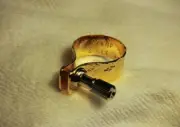 Red Brass + K24GP Alto Saxophone Ligature For Rubber Mouthpiece