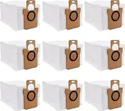 Dust Bags for Dreame L10s Ultra for Xiaomi X10+ / X10 Plus/for Dreame L10s Ultra / L20 Ultra / L10 Ultra Robot Vacuum Cleaner, 2.5L Large Capacity Vacuum Cleaner Bags Spare Parts (9Pcs)