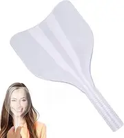 Hairspray Face Shield | Face Shield Cover,Hairspray Hairdressing Eye and Makeup Protector Barber Hair Cutting Shield with Handle for Hair Stylists
