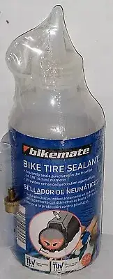 Bikemate Bike Tire Sealant w Applicator Flat Tire Puncture Repair 8.45 fl oz