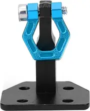 RC Car Trailer Shackle Accessory Tow Hook Buckle Aluminum Alloy for AXIAL SCX10 D90 Crawler (Blue)