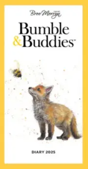 2025 Bree Merryn Bumble & Buddies Slim Diary Planner: Plastic Free Packaging