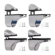 Glass Shelf Support Clamp for 3-21mm Wood Replacement for Shelves Bedroom