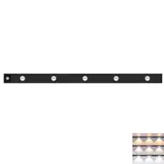 LED Motion Sensor Light Rechargeable Under Counter Closet Lights for Kitchen Bedroom Cabinet Cupboard-Black