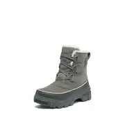 SOREL Women's Tivoli V Waterproof Insulated Winter Boots, Quarry/Grill, 8 US