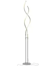 BRIGHTECH Embrace Silver LED Floor Lamp