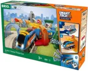Brio 33972 Smart Tech Action Tunnel Travel Set Record & Play Engine 37pcs 3+ NEW