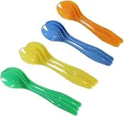 AXENTIA Egg Spoons Assorted Colours Pack of 12