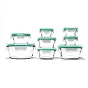OXO Good Grips 16 Piece Glass Smart Seal Airtight Everyday Container Set