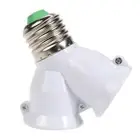 5Pcs 2 in 1 E27 Lamp Socket Splitter Adapter Light Bulb Base Stand Holder Hot