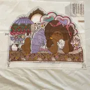 Vintage Fabric Panel Cabbage Patch Kids Doll Pillow Cut-n-Sew 1983 Brown Hair