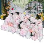 6pcs 60 x 40cm Artificial Rose Hydrangea Flower Wall Panel Wedding Venue Decor