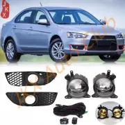 Fog Light Cover & Fog Lamp W/Wiring Switch Kit For Mitsubishi Lancer 2008-2014 (for: Mitsubishi)