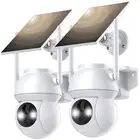 Solar Security Cameras Wireless Outdoor, WiFi Camera Outdoor 2K 360° View Bat...