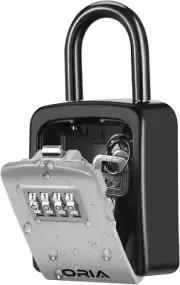 Key Lock Box, Key Safe Box, 4 Digit Combination Key Storage Lock Box Waterp