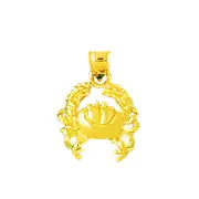 14K Gold Sea Crab Charm