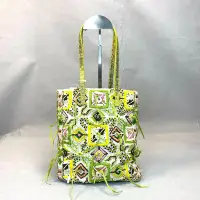 在飛比找Yahoo!奇摩拍賣優惠-#FENDI #Vintage中古包 FENDI芬迪刺繡串珠