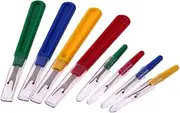 8 Pcs Seam Ripper, 2 Sizes Stitch Thread Unpicker with Plastic Handle Thread Remover Tool Stitch Thread Ripper Sewing Tools for Seams, Pockets, Sewing and Needle Crafts (4 Color)