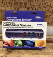 Sima SVS-14 4 Input A/V Component Selector