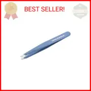 Tweezerman Stainless Steel Slant Tweezer - Eyebrow Tweezers for Women and Men (S