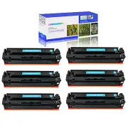 6PK Cyan CF401X Toner for HP 201X LaserJet MFP M252 M277 M277dw M277n Printer