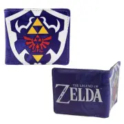 New Hylian Shield THE LEGEND OF ZELDA BiFold Wallet Credit Card Billfold