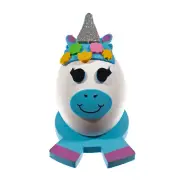 Craft County Foam Unicorn Egg Craft Kit - DIY Holiday Easter Egg Decoration