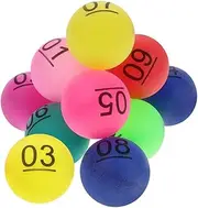 Generic Color Number Ball Colorful Number Balls Raffle Balls Numbers Balls with Numbers Raffles Balls Replacement Mini Balls Ball Machine Multicolored Mini Balls Colorful Balls Pp