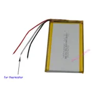 3.7V 3000mAh 11.1Wh Li-Polymer Li Lipo Battery 605085 NTC 3-Wires Thermistor