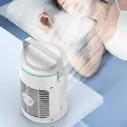 Portable Air Conditioners Fan Mini Desktop Cooling Misting Fan Colorful Lights
