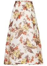 Zimmermann Matchmaker Printed Linen-blend Maxi Skirt - Multicoloured - 2 (UK 12 / M) 2 (UK 12 / M)