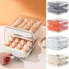 Double-Layer Refrigerator Egg Storage Box Drawer Style Egg Fresh Container