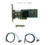 LSI 9211-8i 6G SAS HBA FW:P20 9211-8i IT Mode ZFS FreeNAS unRAID & 2x SFF-8087