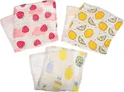 JOINPAYA 3pcs ' Towel Face Crib Washer Swaddle Boy Singlet Wipes Smock Gauze Brush Towels Sack Hooded Plush Wrap Newborns Waffle Body Burp Blanket Bedding Washcloths Cotton