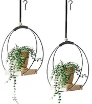 UMLIPOT Hanging Basket Plants Hanging Basket Hanging Indoor Hanging Pot for Plants Hanging Pot for Indoor Outdoor Ceiling Balcony Wall Decoration