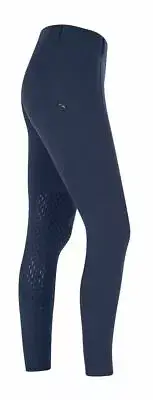 Kerrits Kids Power Stretch Knee Patch Pocket Tight - Indigo
