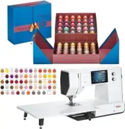 Bernette B77 Sewing & Quilting Machine With 60 Sunset Threads