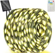 Solar Christmas Lights Outdoor Waterproof,600 LED 200ft Solar String Lights M...
