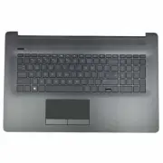 HP 17.3" 17-BY2075CL Original New Laptop Palmrest + Touchpad Keyboard Gray