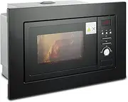 Smad 20L Built In Microwave Oven, 800W Integrated Microwave with 1000W Grill, 8 Programs, Child Lock, Glass tray, Stainless Steel