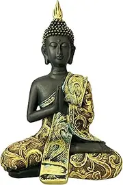 Lmyit Buddha Statue Indoor,Seated Buddha Statue Zen Garden Decor - Garden Sculptures, Buddha Sculpture, Outdoor Statues, Home Buddha Decor for Tabletop Decoration
