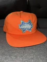The Hundreds Splatter Snap Back Hat Embroidered Logo Orange New With Tags