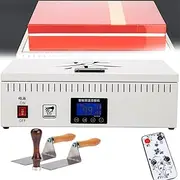 Cellophane Wrapping Machine, 1200W Heat Sealer Film Sealing Machine with Remote Control and 30 * 40cm Heating Platform, Temperature Range 0-200℃, Heating Sealing Machine for Wine Boxes, Tea Boxes