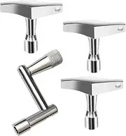 Perfeclan 4Pcs Drum Keys Hand Tool Easy to Use Hardware Multiuse Drum Keys Set Drum Accessories for Electronic Drum Musical Instruments