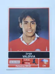 2011 Copa America Argentina Panini Sticker #242 JORGE VALDIVIA TEAM CHILE