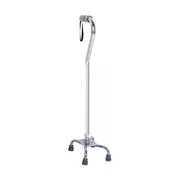 Livingstone Adjustable Aluminium Swan Quad Cane, Tube with Small Steel Base 70 - 94(H)cm