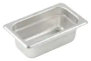 Anti-jam Steam Pan, 1/9 Size, 2-1/2", 23 Ga S/S (12 Each)