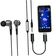SHINEOFI 2pcs C to Audio Adapter USB C Male to Aux Female Jack Converter Black Reversible Plug Orientation for Enhanced Compatibility
