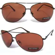 High Contrast Driving Lens Sunglasses Metal frame With Spring Hinges Shades
